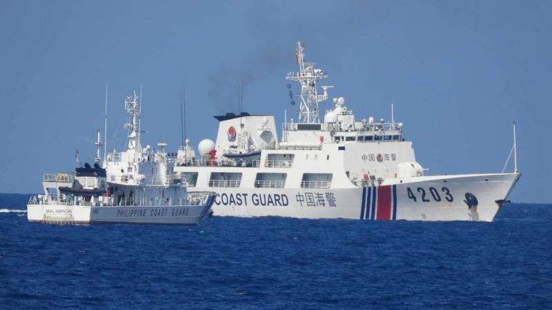 South China Sea: Philippines accuses China of firing water cannons at its ships