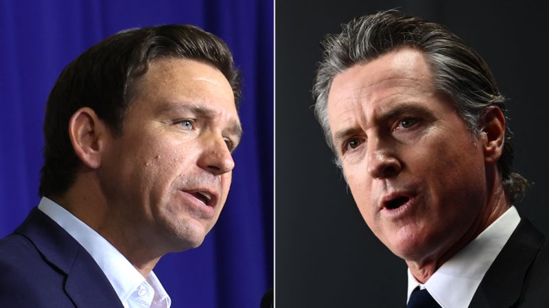 Why Gavin Newsom and Ron DeSantis are both itching to debate each other