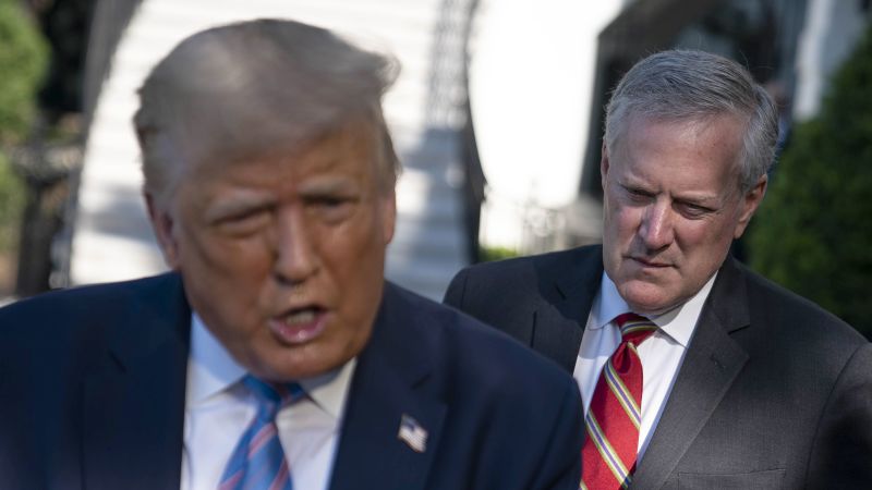 Mark Meadows: Testimony from Trump’s White House chief of staff could change everything